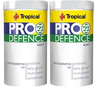 Tropical Pro Defence Size S (GRANULES) 250ml / 130g - Nourriture avec probiotique pour Tous Poissons d'aquarium (Lot de 2)