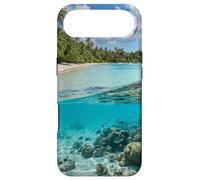Tropical Reef Split View Plage Océan Paysage Photographie Coque pour iPhone Air