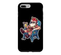 Tropical Santa Beach Island Holiday Sunny Christmas in Juillet Coque pour iPhone 7 Plus/8 Plus