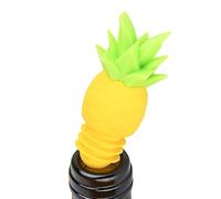 Tropical Seal Stopper, Wine Bottle Stopper, 2.68x1.06inch Pineapple Beverage Saver Plug with Airtight Closure System, Food Grade Silicone Cork Design, Decorative Drink Preserver for Bar Party Use