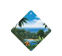Tropical Sky Ecology Lot de 6 désodorisants carrés à suspendre pour chambre à coucher, salle de bain