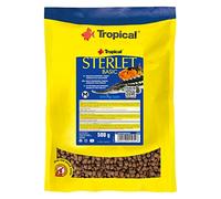 Tropical sterletts Basic Größe: m-Sinking granules-Bottom Füttern Fisch, Tasche 1000 ml/500 g