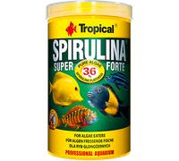 Super SPIRULINA Forte 36% 1000ml / 200g - pour Poissons aux Besoins nutritifs Tres exigeants, Flocons