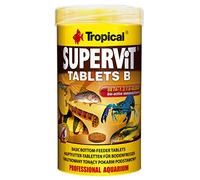 Tropical Supervit Tablets B 250ml : Alimentation pour Poissons de Fonds et Autres Animaux d'Aquarium - 250ml - Sans Saveur - 150g