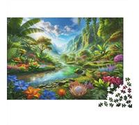 Tropical vallée Le Paysage Puzzle 1000 Pièces Adultes intéressant Puzzles 1000 Pièce Jeux D'adresse Décor À La Maison 38x26cm/1000pcs