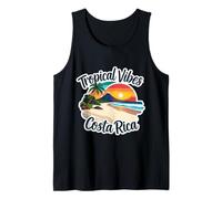 Tropical Vibes Costa Rica Vacances d'été Plage Soleil Souvenir Débardeur