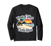 Tropical Vibes Costa Rica Vacances d'été Plage Soleil Souvenir Manche Longue