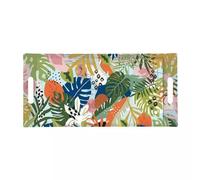 TROPICAL VIBES Plateau de service rectangle mélamine 40 x 19 cm
