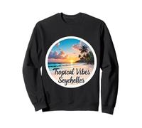 Tropical Vibes Seychelles Plage Vacances d'été Soleil Souvenir Sweatshirt
