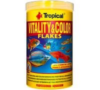 Vitality&Color 500ml / 100g - Nourriture assurant la vitalite et rehaussant la Couleur pour Tous Poissons d’Ornement