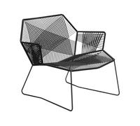 Tropicalia TR1 Armchair Outdoor Fauteuil avec accoudoirs Moroso - MOROSO TR1 461 OUT A SCHWARZ