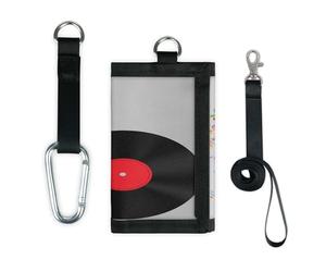 TropicalLife Art Music Note CD Portefeuille fin petite poche organisateur d'argent sac léger portable monnaie monnaie