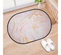 TropicalLife Art Swirl Paillasson d'entrée pour salon, cuisine, maison, salle de bain, tapis lavable pour intérieur et extérieur 40 x 60 cm