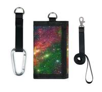 TropicalLife Coloré Galaxy Space Wallet Slim Petite poche Organisateur d'argent Sac Galaxy Léger Portable Change Purse