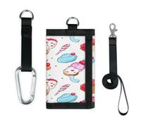 TropicalLife Joli portefeuille fin pour crème glacée - Petit sac à monnaie léger et portable