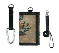 TropicalLife Koi Fish Portefeuille japonais fin et léger pour monnaie