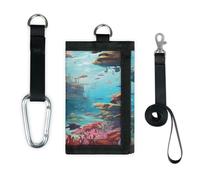 TropicalLife Ocean Underwater World Portefeuille fin et léger pour monnaie