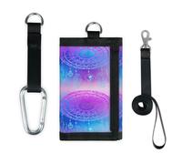 TropicalLife Portefeuille coloré attrape-rêves mince petite poche organisateur d'argent sac léger portable porte-monnaie monnaie