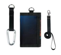 TropicalLife Portefeuille de basket-ball abstrait mince petite poche organisateur d'argent sac de basket-ball léger portable porte-monnaie