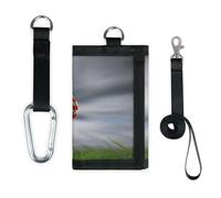 TropicalLife Portefeuille fin avec drapeau américain - Petite poche - Organiseur pour balle de golf - Léger et portable