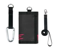 TropicalLife Portefeuille fin avec motif signe de paix - Petit sac de rangement pour argent - Léger et portable