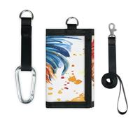 TropicalLife Portefeuille fin avec petit sac de rangement pour argent sur le thème du coq