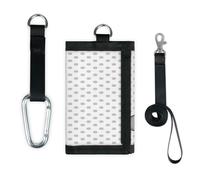 TropicalLife Portefeuille fin et léger à pois - Petit sac de rangement pour monnaie