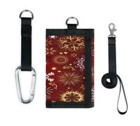 TropicalLife Portefeuille fin et léger avec flocons de neige pour Noël et l'hiver