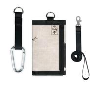 TropicalLife Portefeuille fin et léger avec motif chat noir japonais