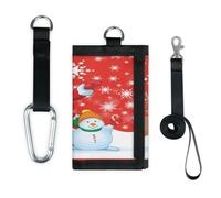 TropicalLife Portefeuille fin et léger avec motif Merry Christmas