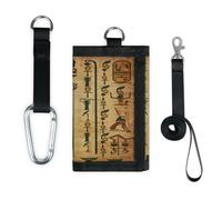 TropicalLife Portefeuille vintage antique Egypy fin petite poche organisateur d'argent sac léger portable sac à main monnaie