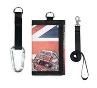 TropicalLife Portefeuille vintage London Union Jack - Petite poche - Léger et portable