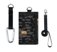 TropicalLife Project Car Excavator Wallet Slim Small Pocket Money Organisers Bag Lightweight Portable Change Purse