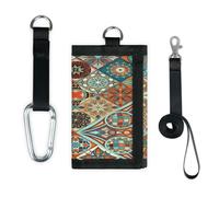 TropicalLife Talavera Portefeuille fin et léger avec motif floral ethnique mexicain