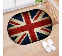 TropicalLife Tapis d'entrée avec drapeau de la Grande-Bretagne pour salon, cuisine, maison, salle de bain, tapis lavable pour intérieur et extérieur - 40 x 60 cm