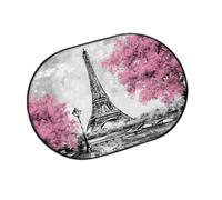 TropicalLife Tapis d'entrée Tour Eiffel pour salon, cuisine, maison, salle de bain, tour Eiffel, paris, tapis lavable pour intérieur et extérieur, 40 x 60 cm