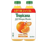 Tropicana Pure Premium Jus d'Orange sans Pulpe, 3L