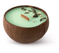 Tropicandle Green Tea bougie parfumée avec mèche en bois 350 ml