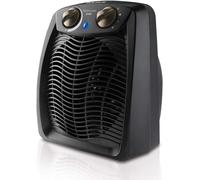 Tropicano 2400 - Radiateur soufflant 2400W, 3 positions froid/Chaud, Surface jusqu'à 24m2, Thermostat réglable, Fonction ventilateur, Témoin lumineux de fonctionnement, Noir