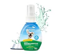 Tropiclean Fresh Breath de Gouttes Fraicheur pour Chiens - sans brossage, Lutte Contre la Plaque Dentaire - 32 portions, 59 ML
