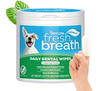 TropiClean Fresh Breath Finger Lingettes dentaires, 50 pièces