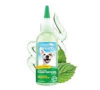 TropiClean Fresh Breath Gel Nettoyant pour chiens - Brushless & Refresh Soins dentaires complets - Élimine la plaque et le tartre, Original 118 ml