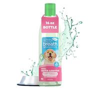 TropiClean Fresh Breath Nettoyage des dents pour chiots - Solution buvable rafraîchissante - Concentré de bain de bouche - Pour chiots, 473 ml