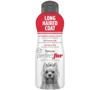 Tropiclean PerfectFur Long Haired Coat Shampoo for Dogs, 16oz - Made in USA - Unique Breed Specific Formula for Detangling & Dematting Long Haired Dogs - Effectively Moisturizes - Naturally Derived