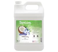 TropiClean Shampoing pour animaux domestiques - Blanchissant - Éclaircit, hydrate et toilette la peau et la fourrure I Pour chiens & chats I Sans parabène, sans savon - Zérumbet & noix de coco, 3,89 L