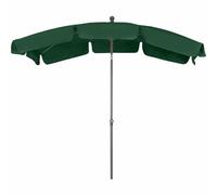 Tropico Mittelstockschirm Vert Foncé 210cm Acier Polyester UPF50 + Parasol