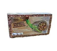 TropicShop Noix de coco pour terrariums - Engrais de sol pour serpents, tortues, lézards, etc. (500 g - brique)