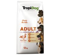 TropiDog Premium Adult MEDIUM & LARGE BREEDS - with DUCK and RICE 12kg