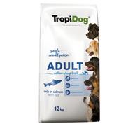 Tropidog Premium Adult Medium & Large Breeds Saumon et Riz 12kg + Surprise gratuite pour chien