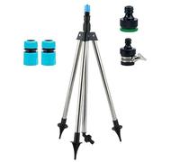 Tropiers avec trépied pour jardin, arroseur télescopique, pulvérisateur de jardin rotatif, pompe de jardin, 360 degrés réglables, équipement télescopique pour arrosage de vastes zones de potagers
